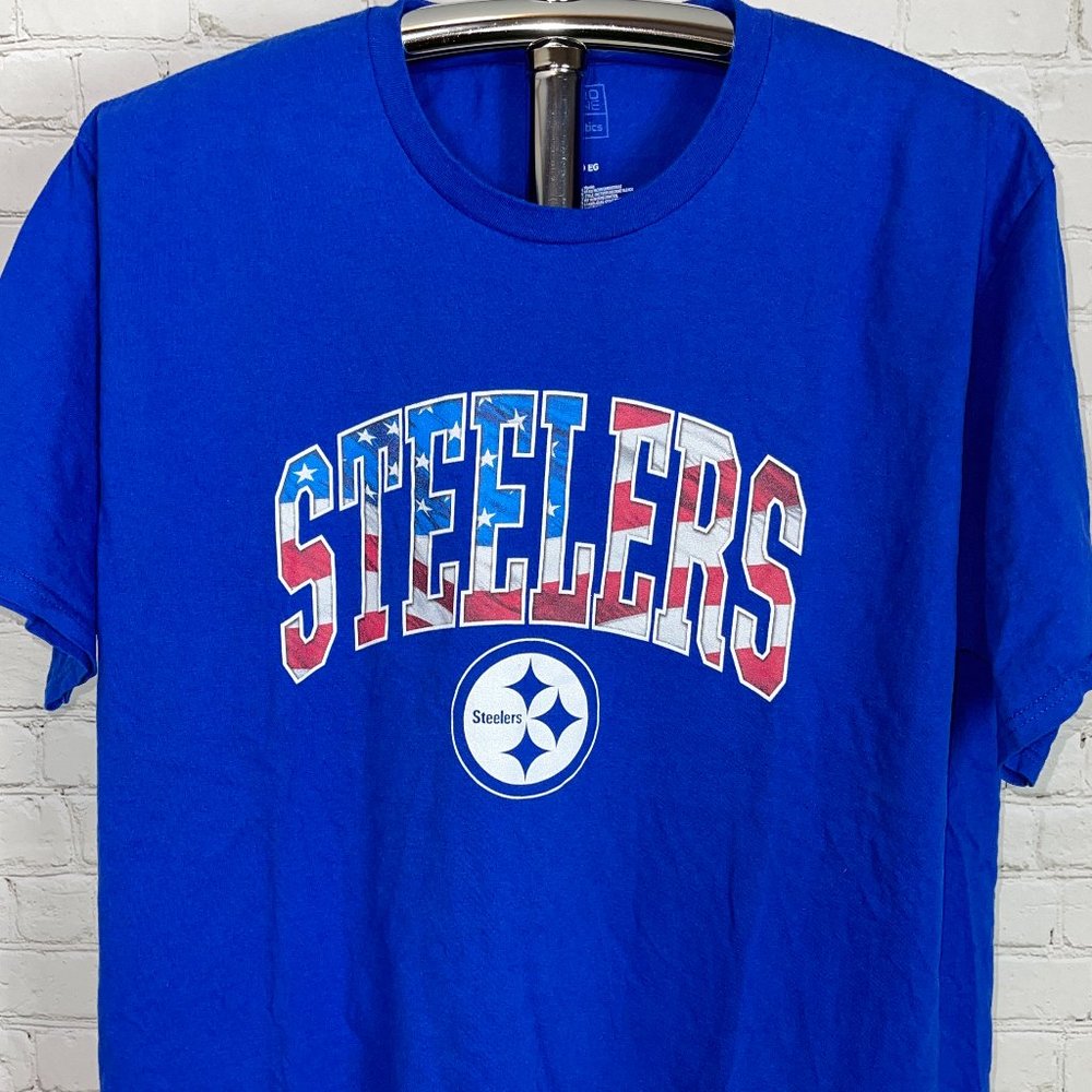 PITTSBURGH STEELERS PATRIOTIC VILLANUEVA T-SHIRT